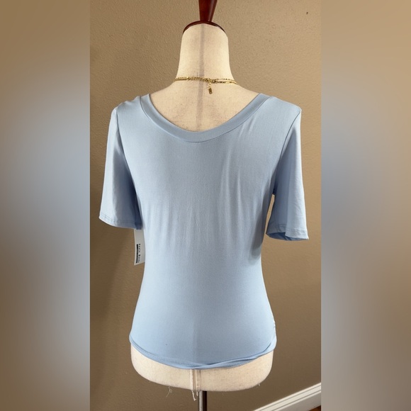Baby light blue butter soft short sleeve top - Picture 7 of 7